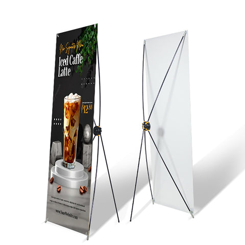 Banner X exhibidor publicitario para ferias y eventos - modelo 3 | Tematik